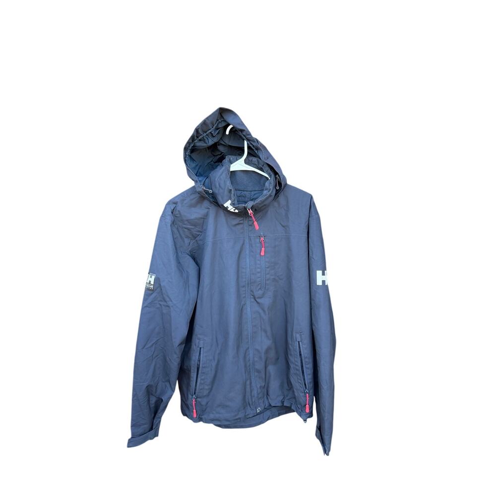 Helly Hansen Crew Midlayer Jacket Full Zip Black Helly Tech Ski Men’s Medium